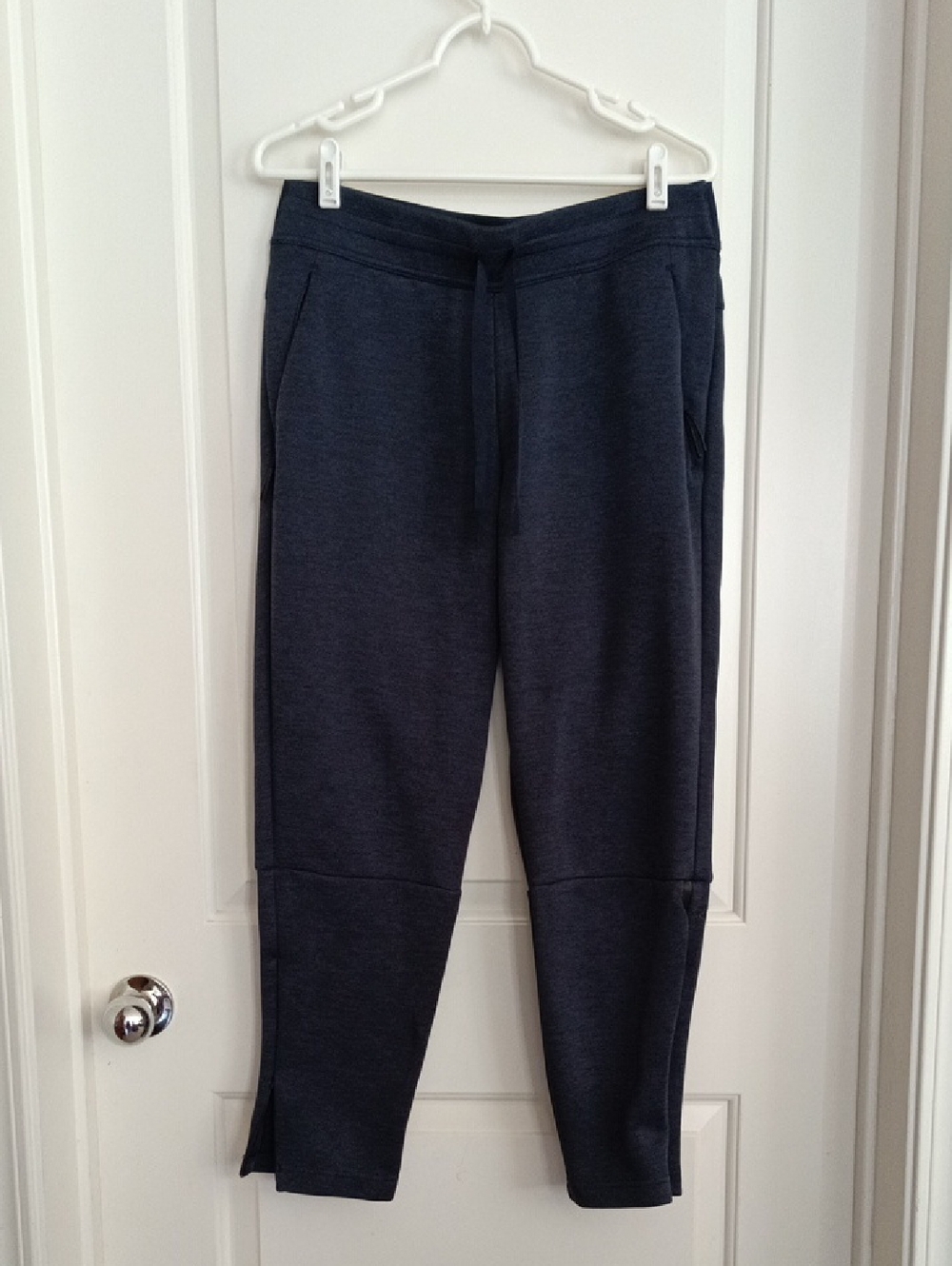 adidas Women's Dark Blue Drawstring Joggers.